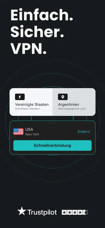 Surfshark VPN: Fast & Secure screenshot 1 of 6