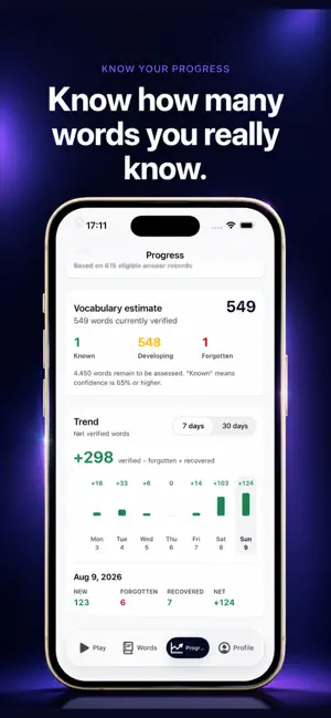 VocaNum: English Vocabulary screenshot 1