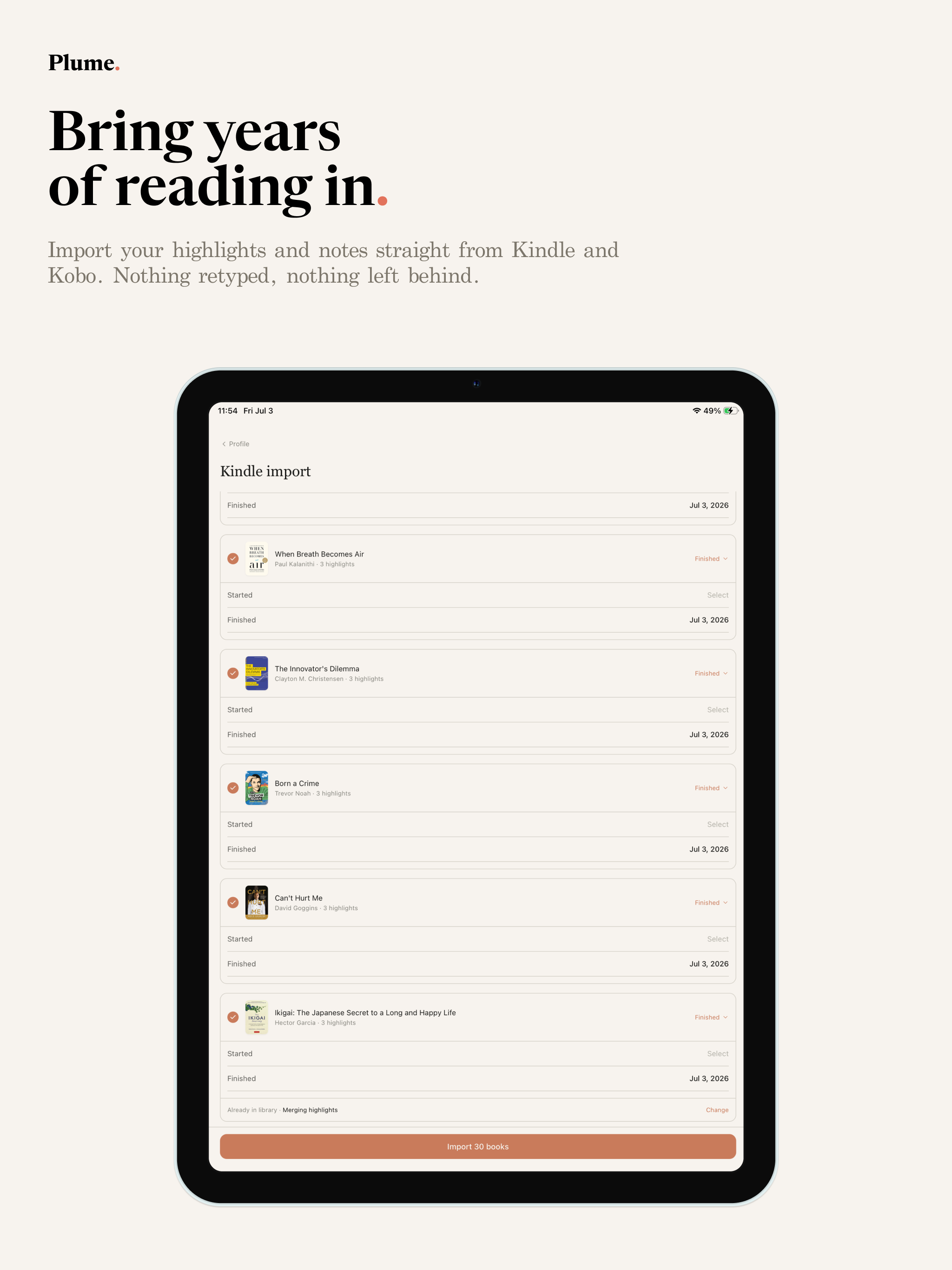 Plume. : Book Tracker & More screenshot 11