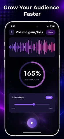 Podcast Recorder & Editor AI iPhone screenshot