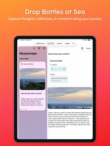 Lighthouse: AI Goal Compass iPad screenshot