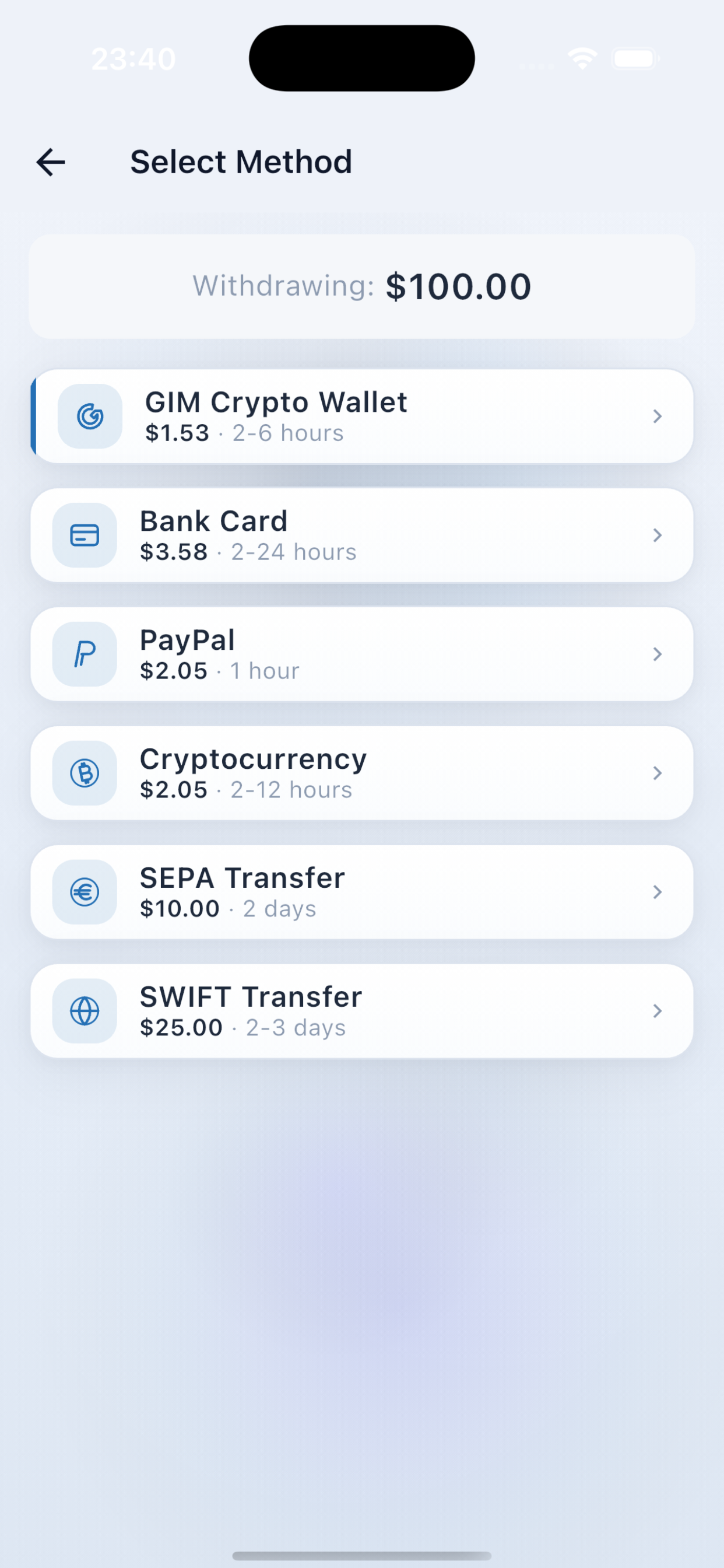 GIM Pro — Global Payouts