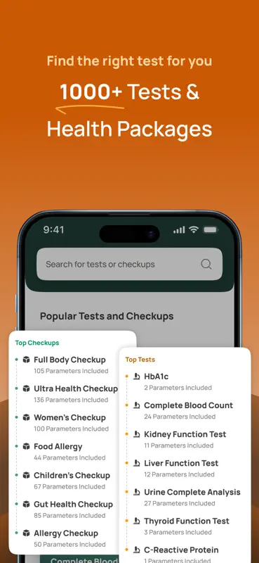 Orange Health Labs: Blood Test screenshot 7 of 9