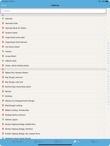 Tide Times Global iPad screenshot