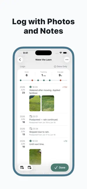 Chorebook - Reminders & Logs screenshot 3