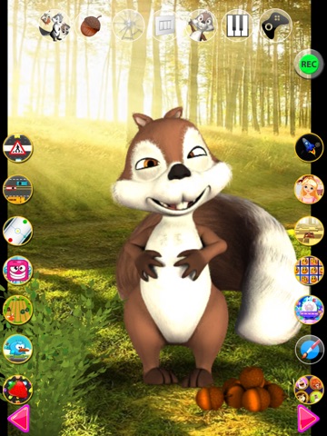Talking James Squirrel iPad screenshot