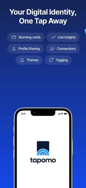 Digital Business Card - Tapomo screenshot 1