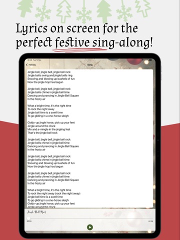 Christmas Karaoke & Songs iPad screenshot
