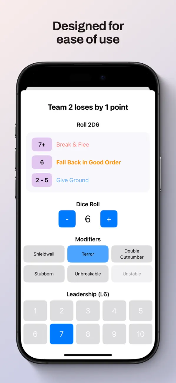 #6. Roll to Hit (iOS) Ved: Ivan Perre