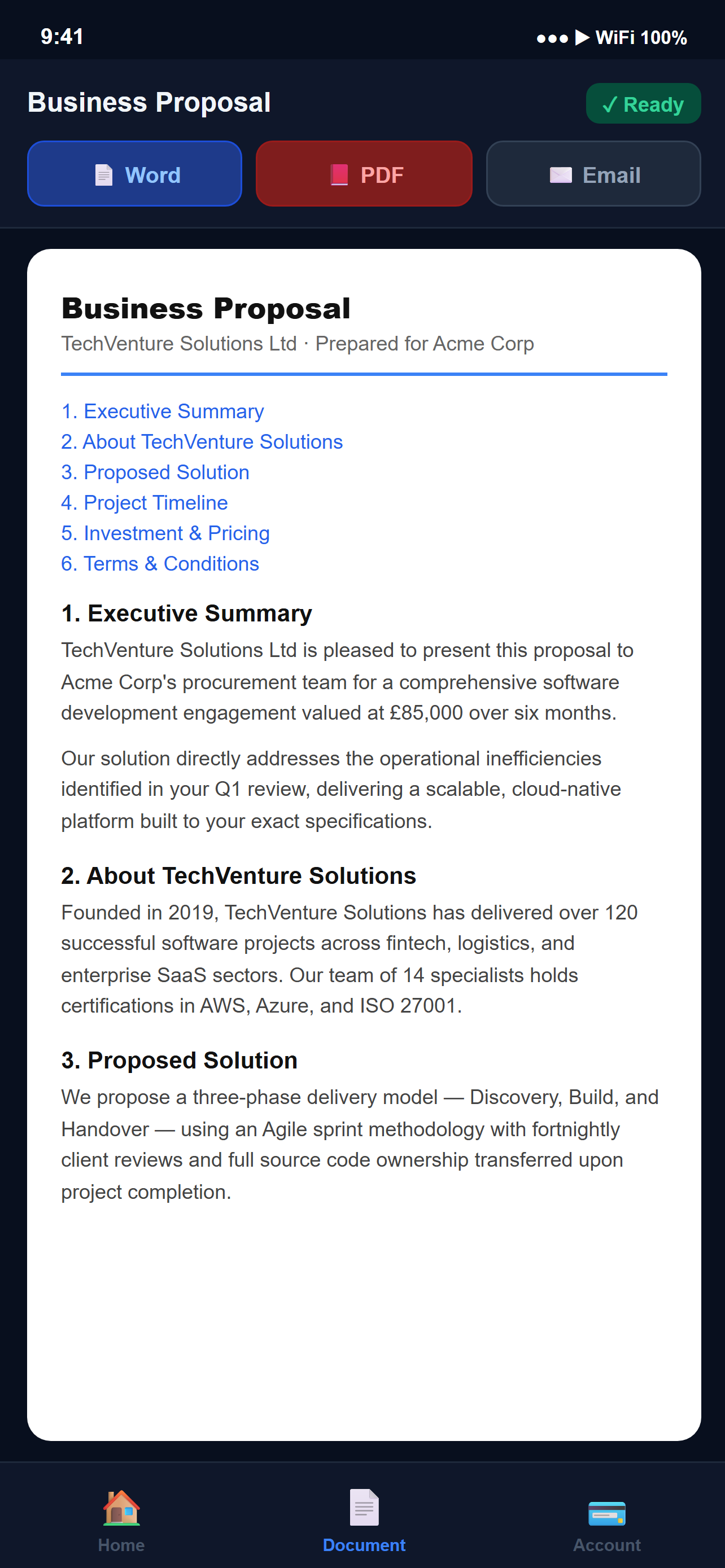 ProDoc AI screenshot 3