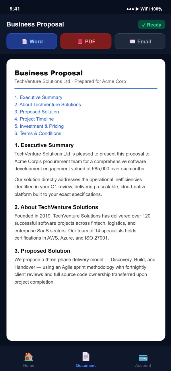 iPhone screenshot