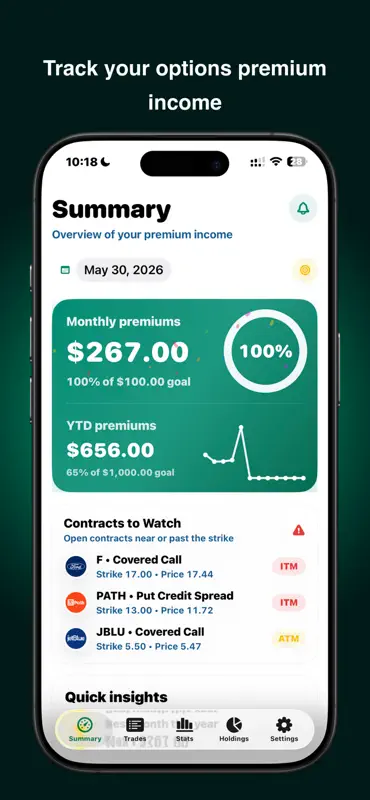 My Option Journal screenshot 1 of 6