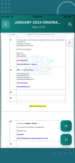 MRCP Syndrome screenshot 3