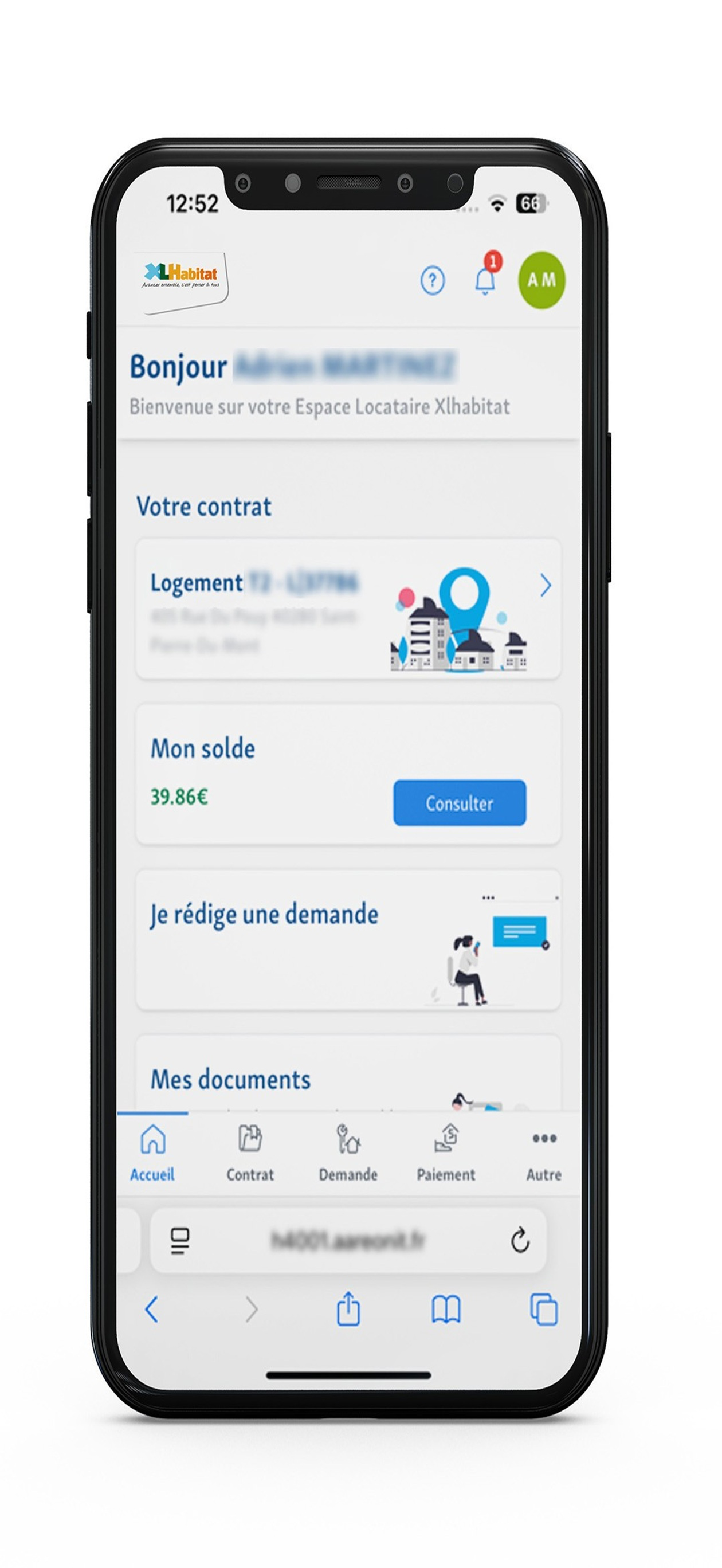 XL HABITAT Espace locataire