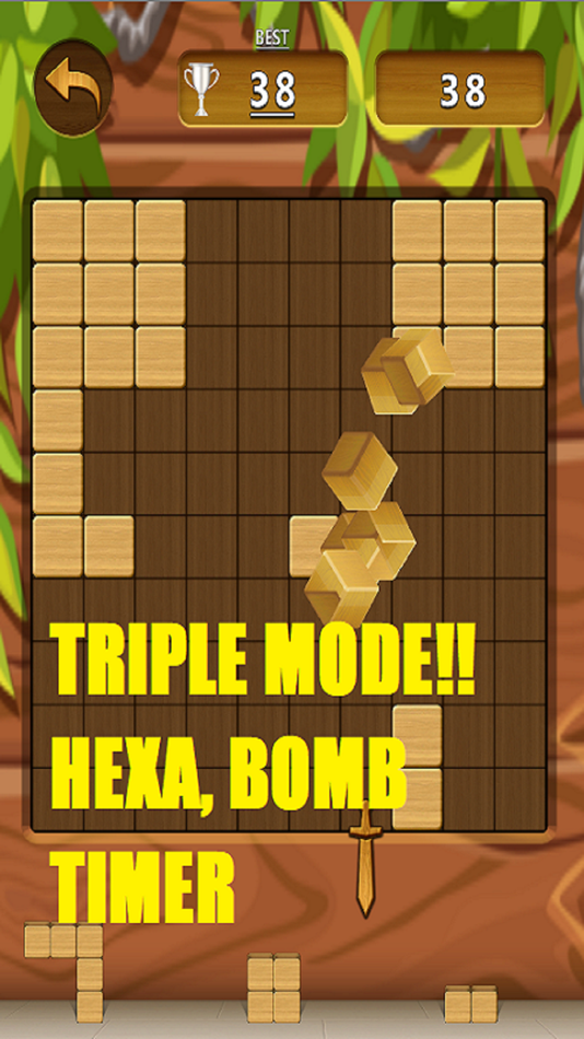 #3. Puzzle Games: Wood Blocks (iOS) 由: SSP Games