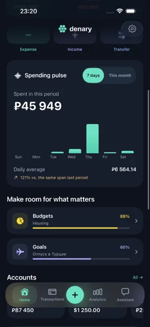 Denary - Money Manager AI screenshot 3