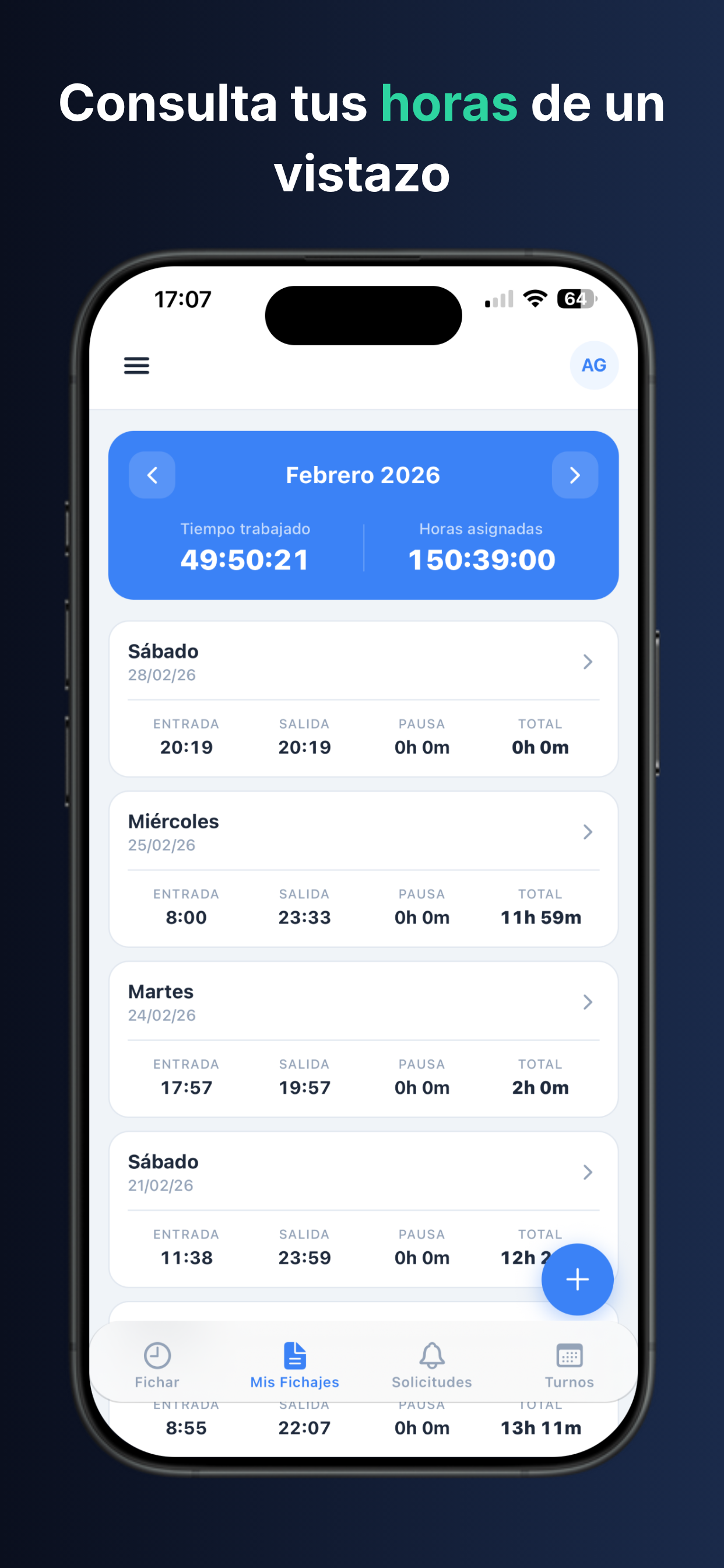 FichMe Control Horario screenshot 4