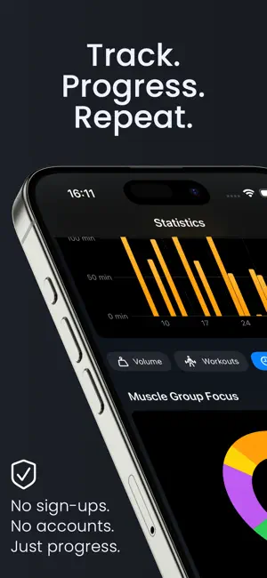 GymJC – Workout & Interval Log screenshot 1