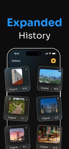 AI Photo Expander & Extender iPhone screenshot
