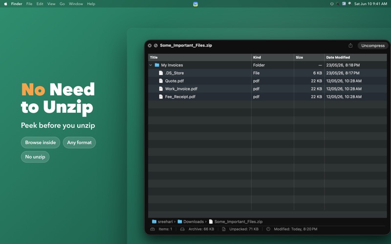 FolderPlus: Quick Look Folder screenshot