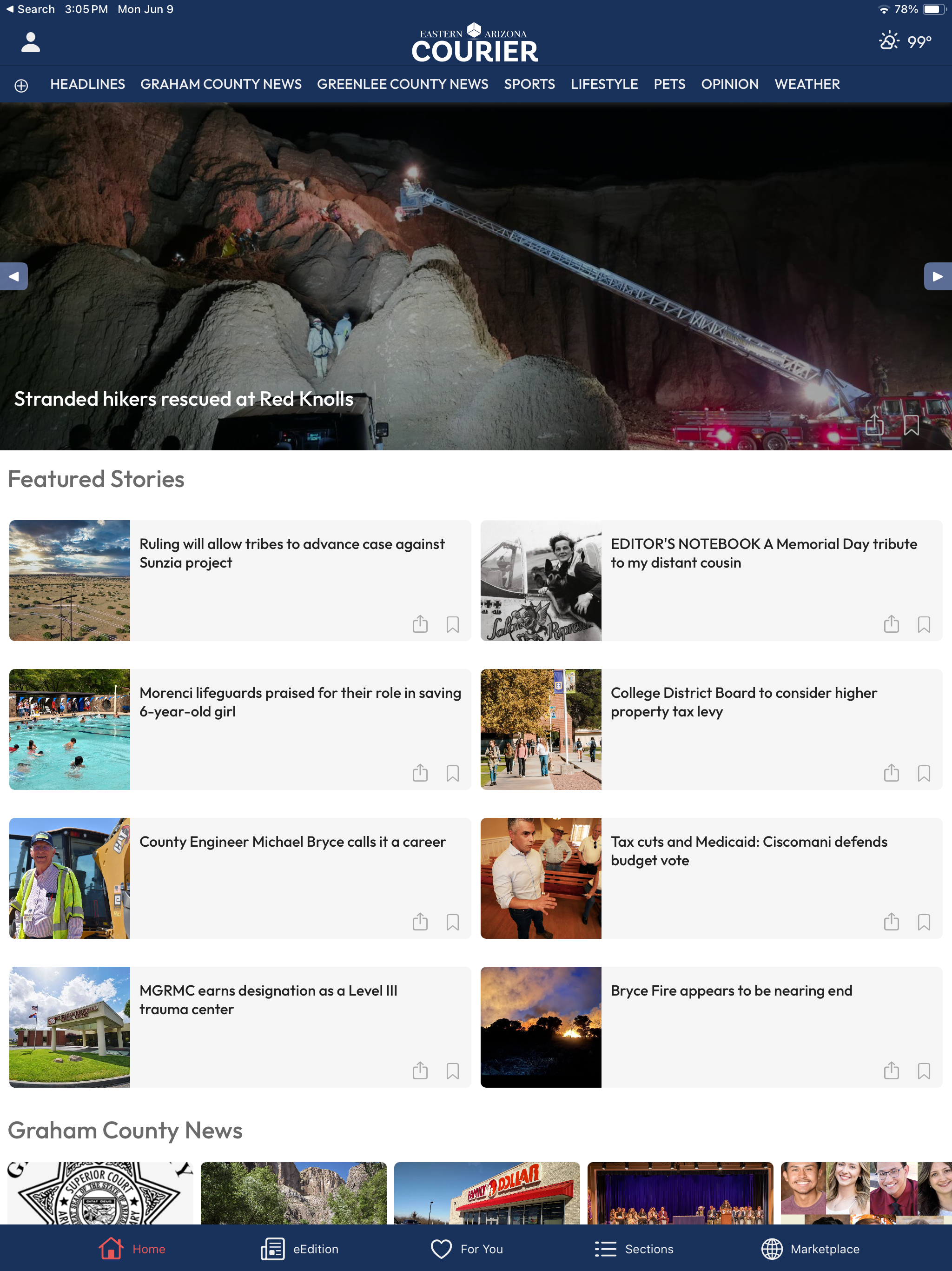Eastern Arizona Courier screenshot 10