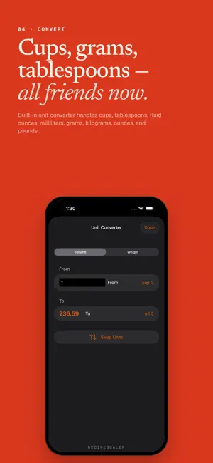 RecipeScaler: Scale Any Recipe screenshot 4