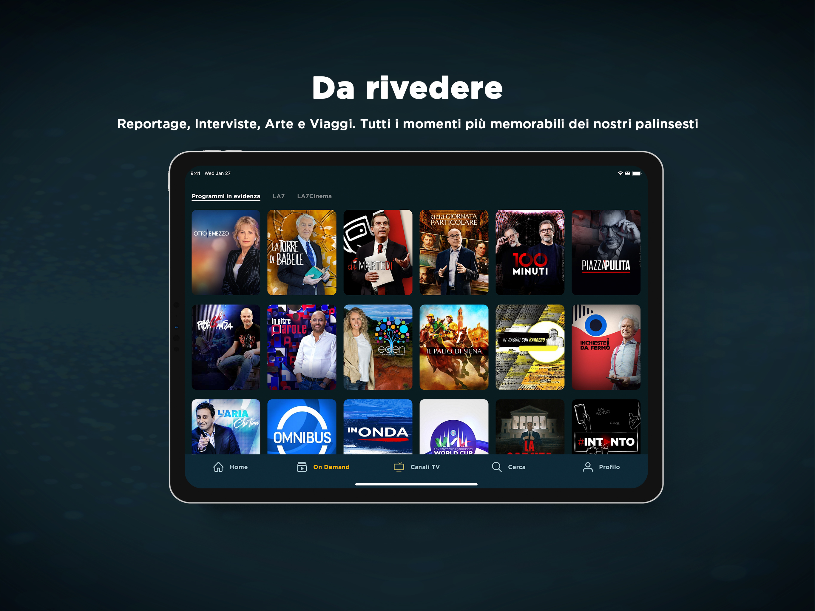 La7 screenshot 7