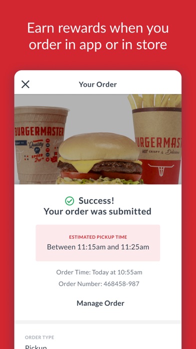 Burgermaster Rewards Screenshot