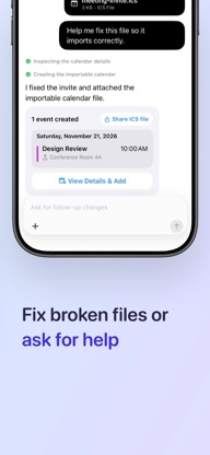 Catendar: Import ICS screenshot 3