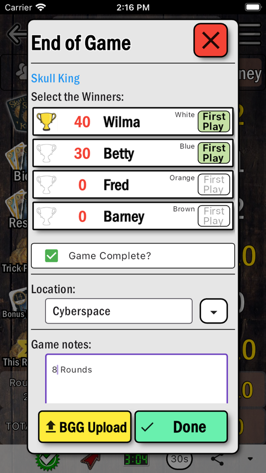 #5. Board Game Buddy (iOS) Podle: Andrew Morrison