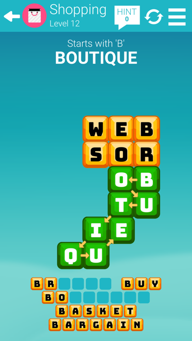 Word Swipe Grids Game Screenshot