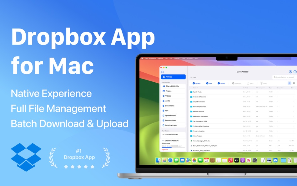 #1. Quick Access for Dropbox (macOS) โดย: 满 李