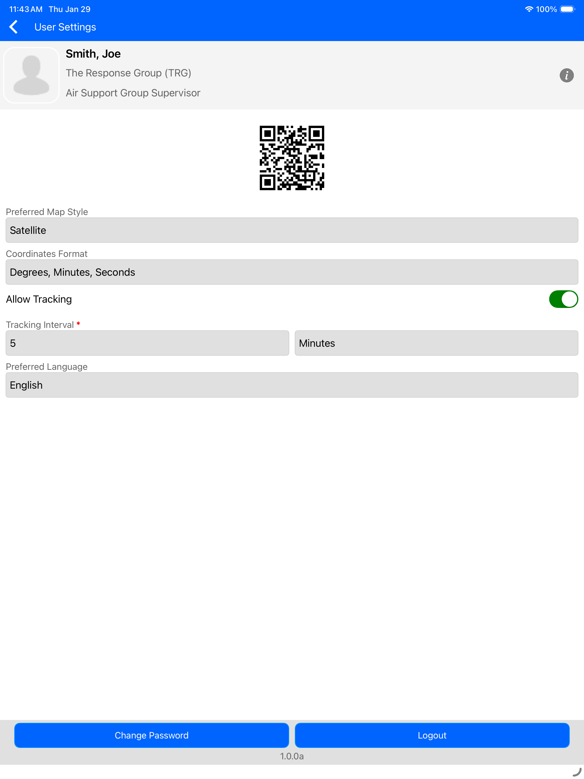 TRG Tracker