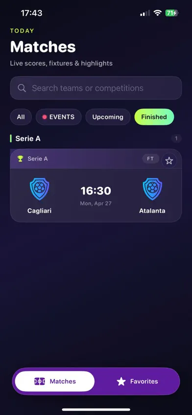 Buz tv Matches screenshot 3