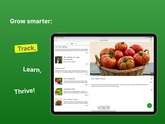 My Garden - Planning & Journal iPad screenshot 2 - Utilities app