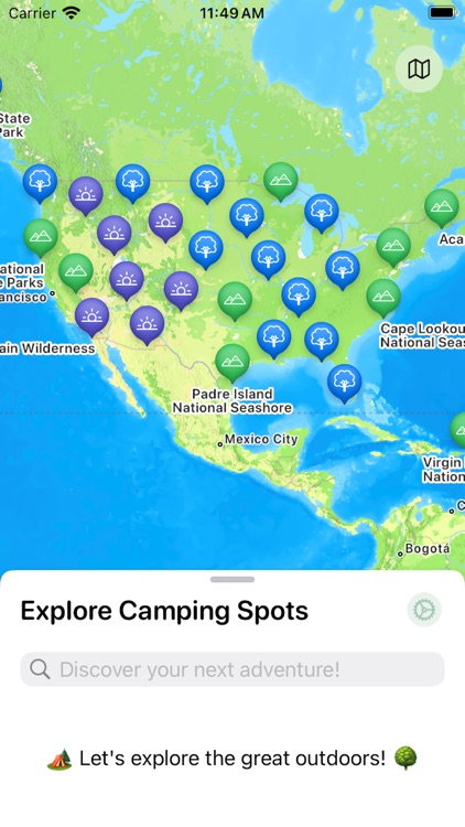 Pines: Tent & RV Camping App