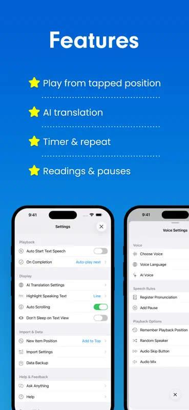 Voicepaper: Texto em Fala TTS screenshot 10 of 10