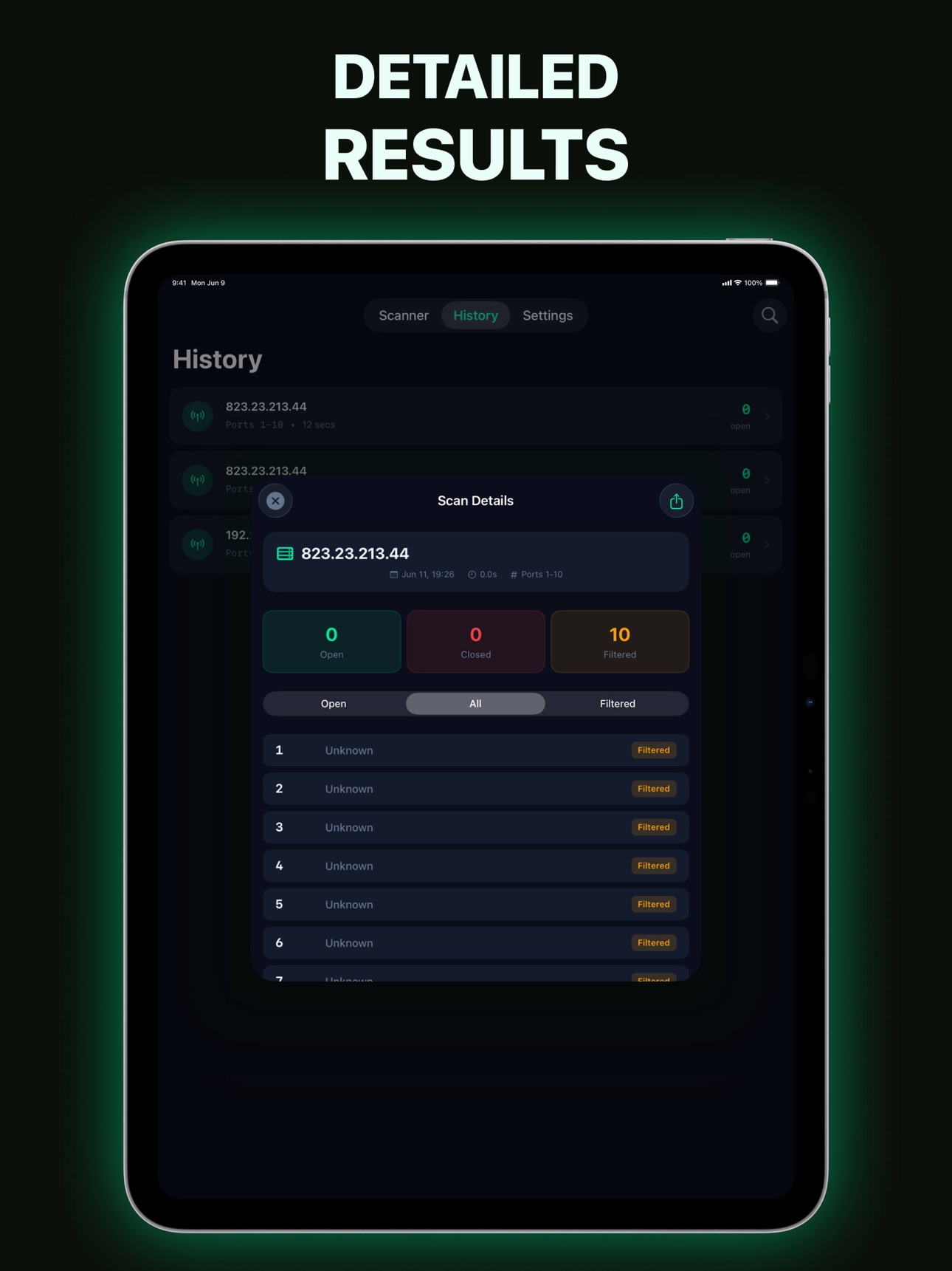 Screenshot 5 of PortTracker