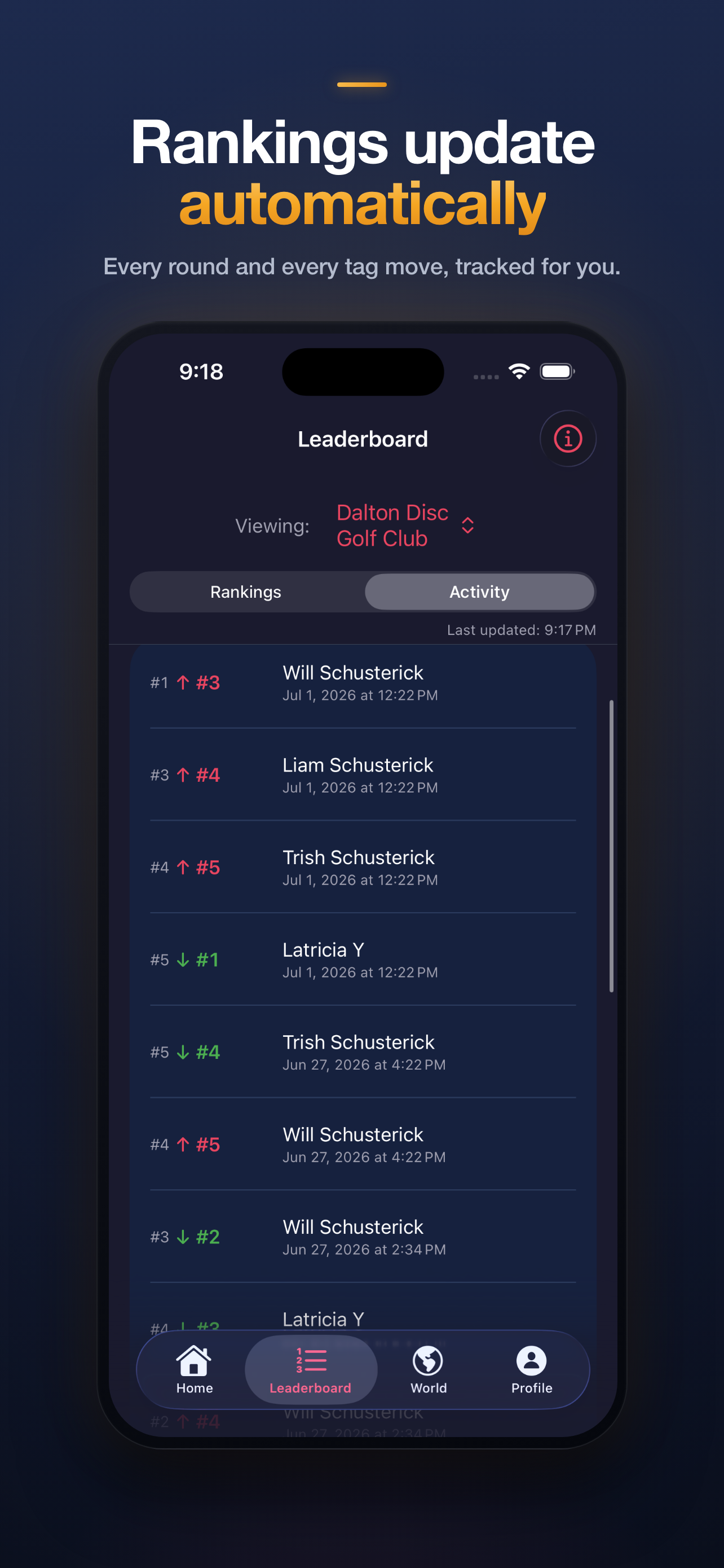 DiscGolfRankings screenshot 3
