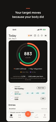 Ignia — Calories & Training Screenshot 1 of 5