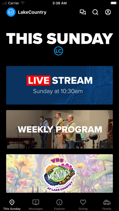 Lake Country Baptist Church Screenshot