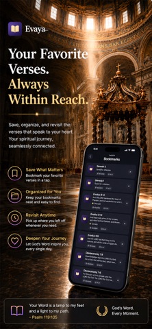 Evaya: Bible, Verses & Prayers iPhone screenshot