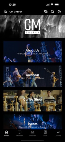 Christian Ministries Church app screenshot