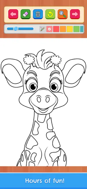 Zoo animals drawing pages app screenshot 4