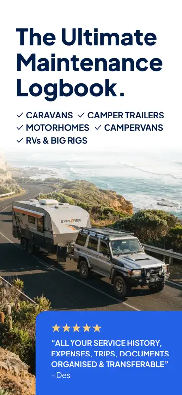 MyVan: Caravan & RV Logbook screenshot 1 of 7