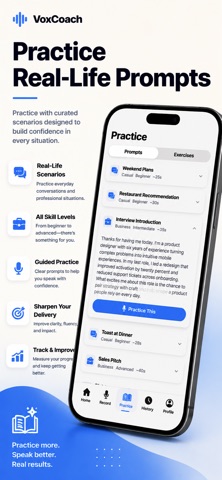 Vox Coach iPhone screenshot