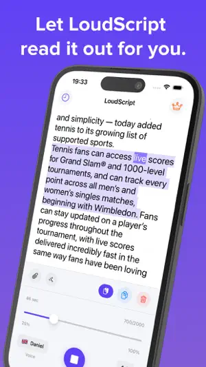 LoudScript: Text to Speech screenshot 3