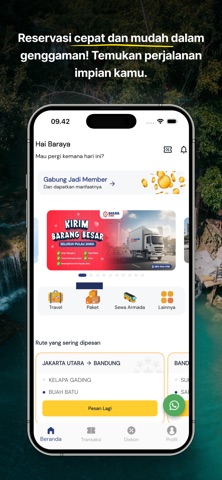 Baraya Travel iPhone screenshot 1