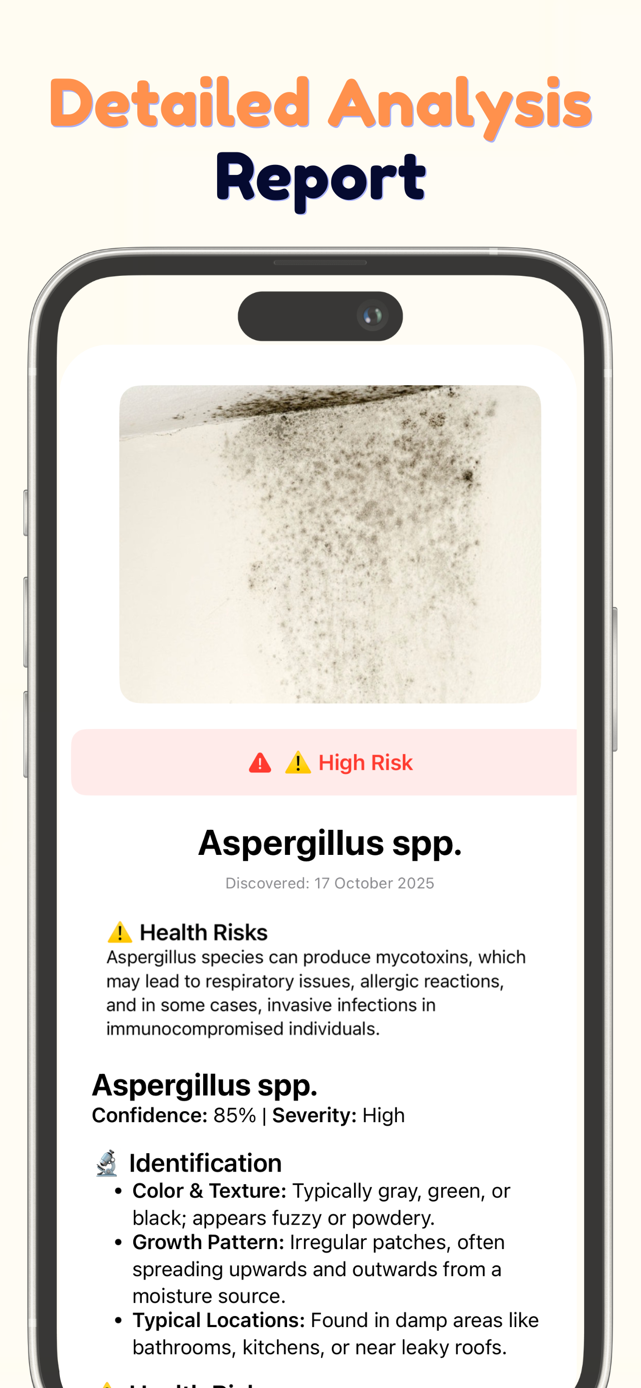 Mould Identifier: Health First