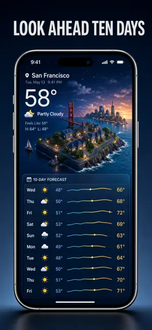3D Weather: Live Forecast screenshot 4